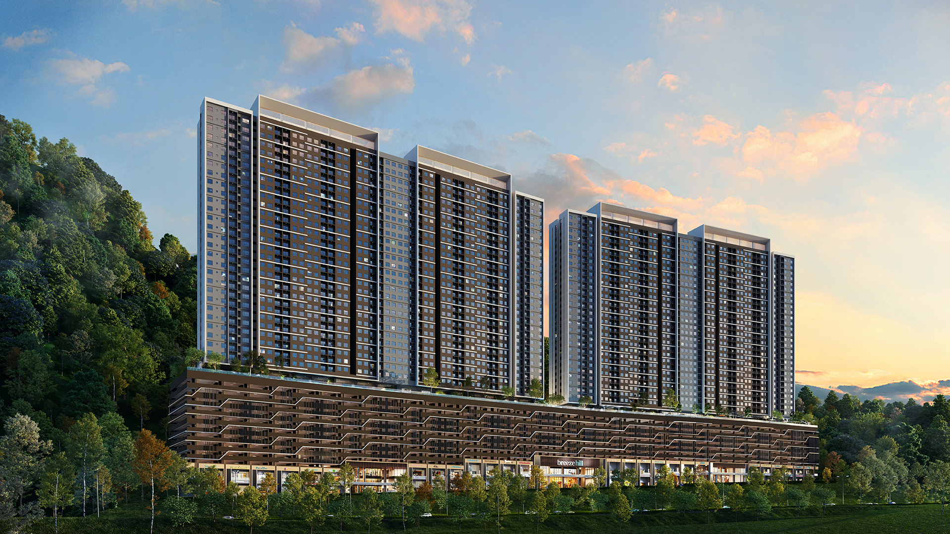 A striking landmark rising amidst Genting Highlands' scenic greens